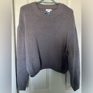 knitted grey sweater women’s XL